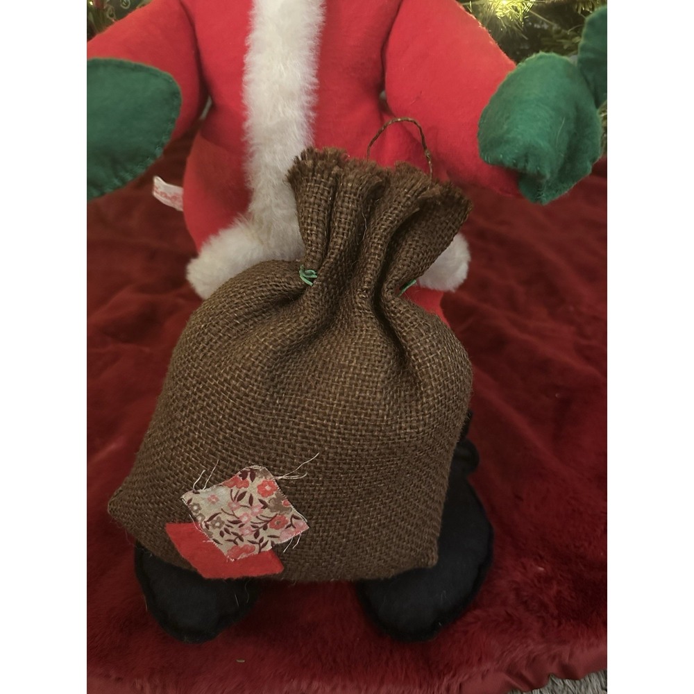 Vintage Annalee LARGE 16"    Santa‎ Claus Doll WITH GIFTS BAG - Picture 2 of 3